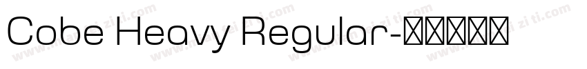 Cobe Heavy Regular字体转换